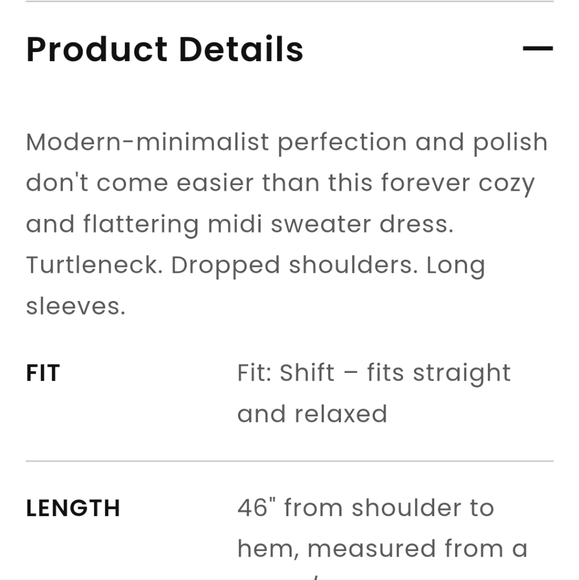 Loft Ribbed Turtleneck Midi Sweater Dress - Picture 7 of 8